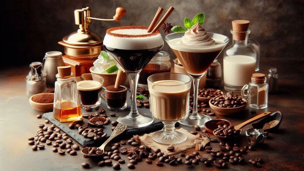 café con alcohol