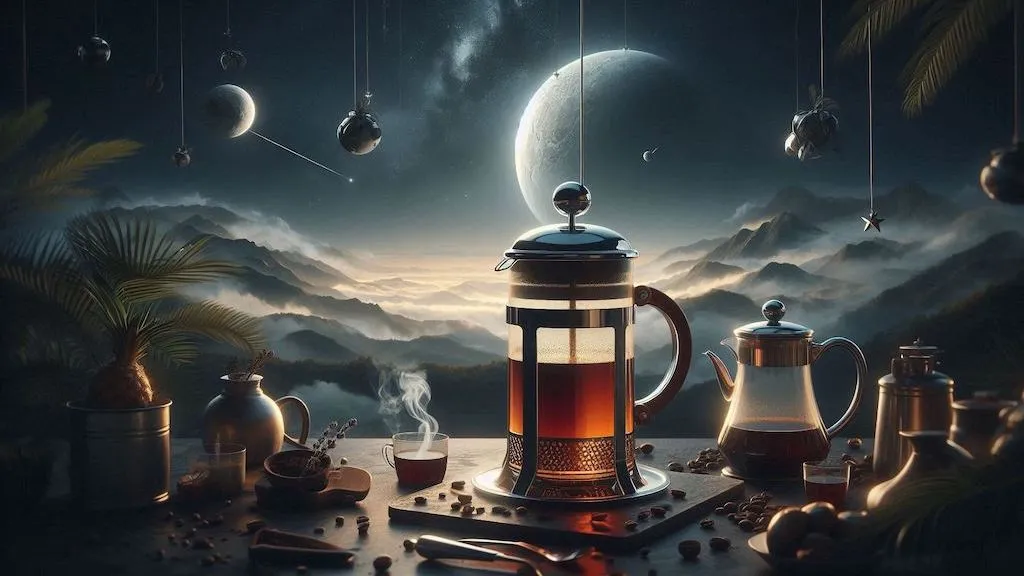 café con prensa francesa